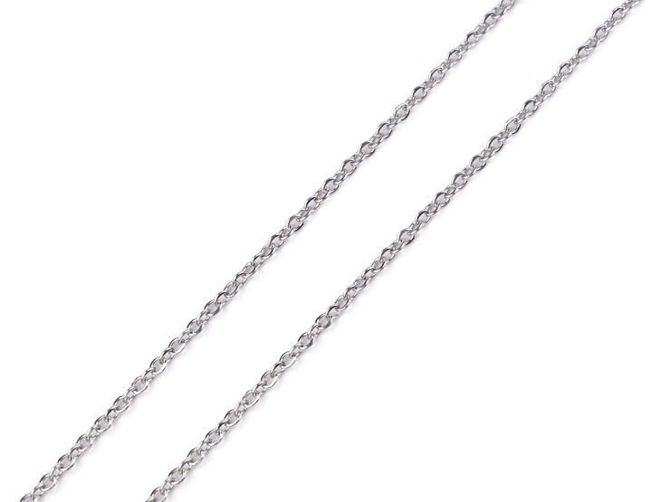 Stainless Steel Chain, width 1.5 mm 