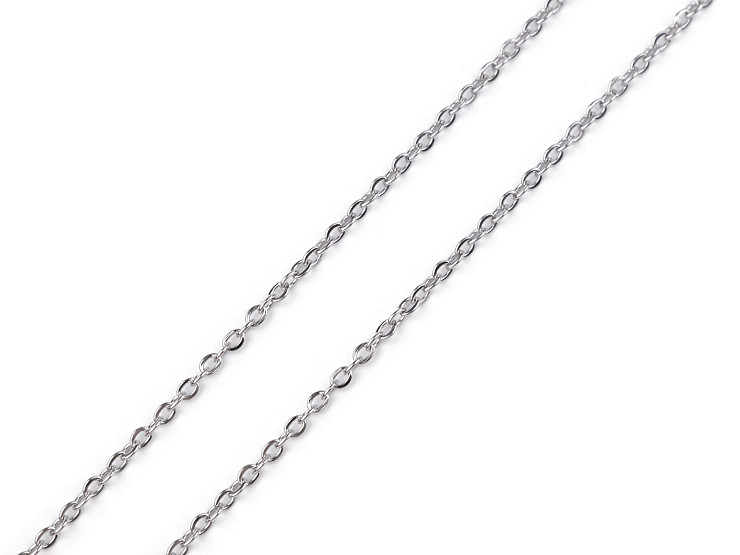Stainless Steel Chain, width 2 mm 