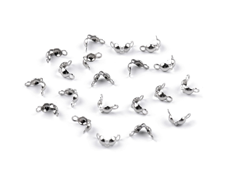 Stainless Steel Bead Tips 6 mm