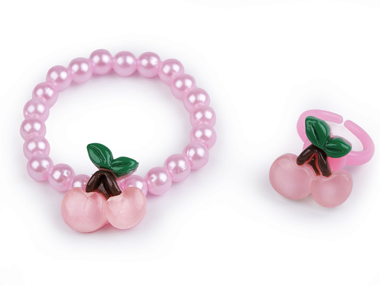 Bracciale e anello per bambina 