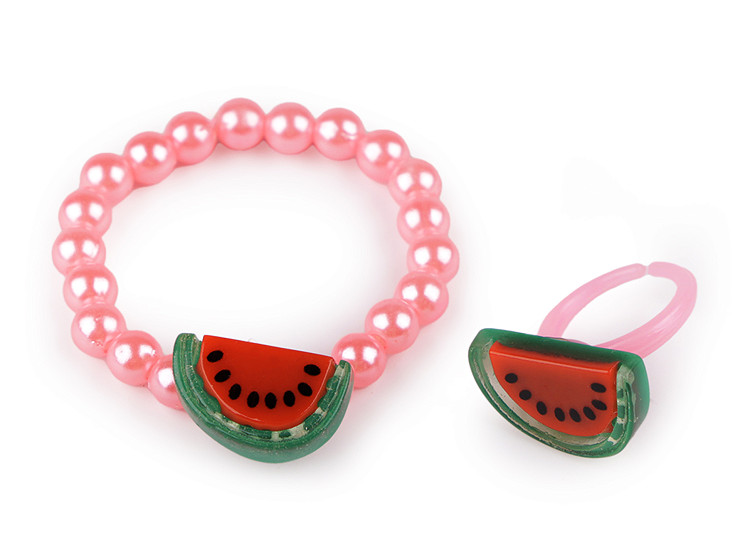 Bracciale e anello per bambina 