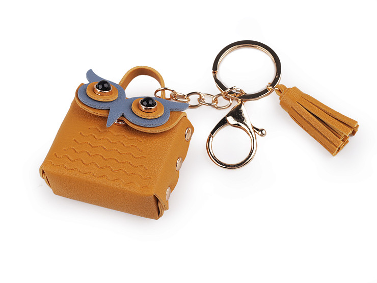 Pendentif/Porte-clés Chouette 3D pour sac à dos