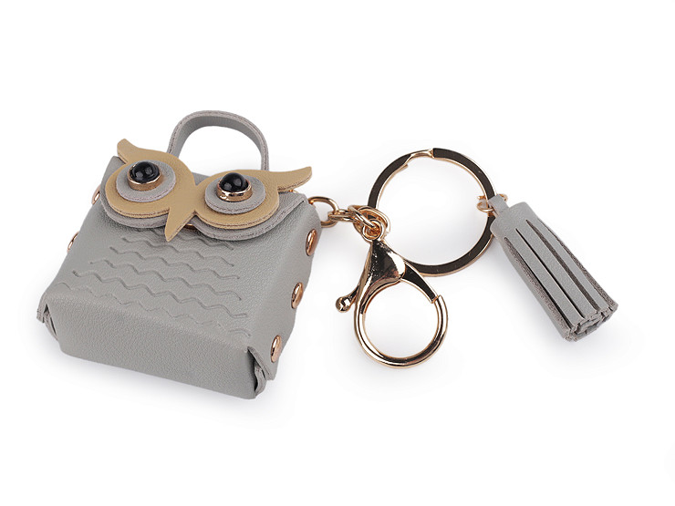 Prívesok minikabelka na batoh / kľúče sova