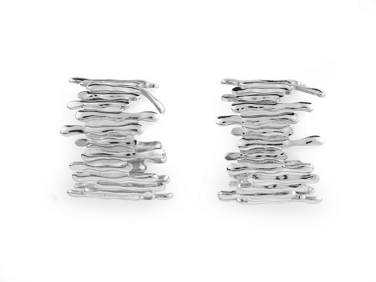 Stainless steel hoop earrings