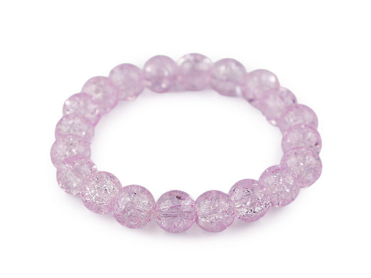 Rastezljiva narukvica od staklenih perli