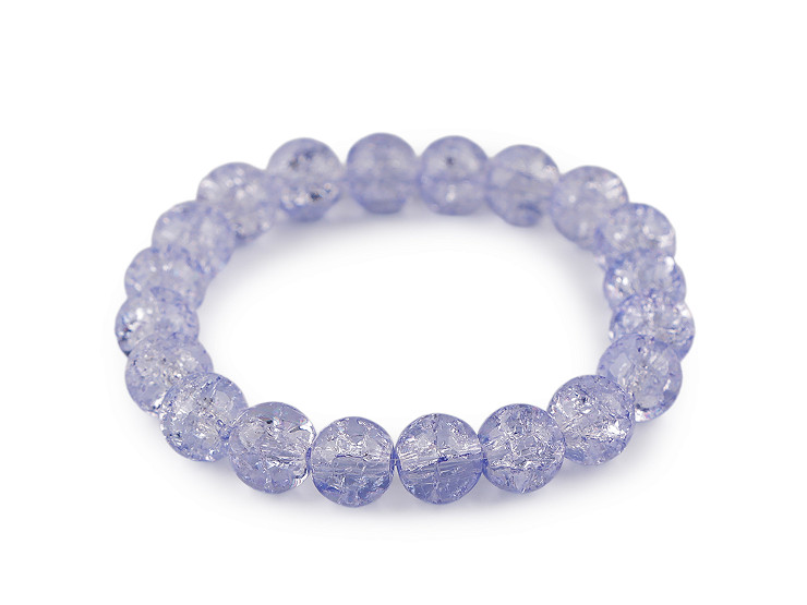 Rastezljiva narukvica od staklenih perli