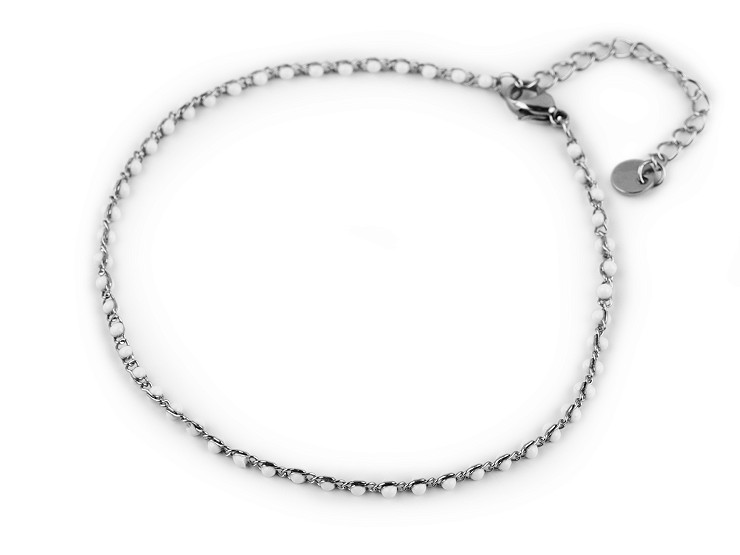 Stainless steel ankle bracelet