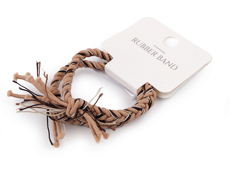 Braided hair elastics / ties set