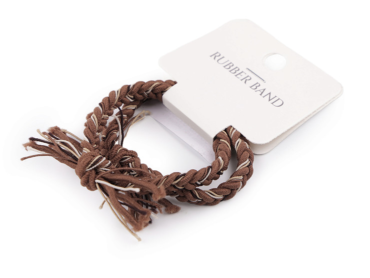 Braided hair elastics / ties set