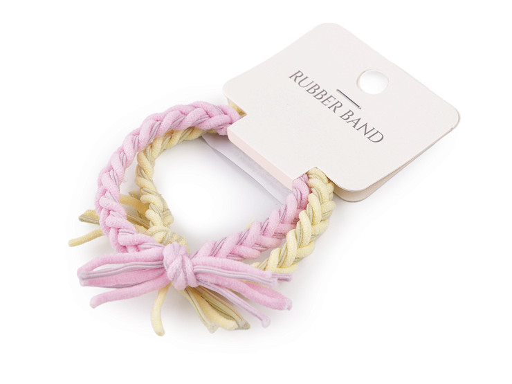 Braided hair elastics / ties set