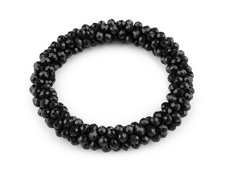 Elastico/bracciale, con perle