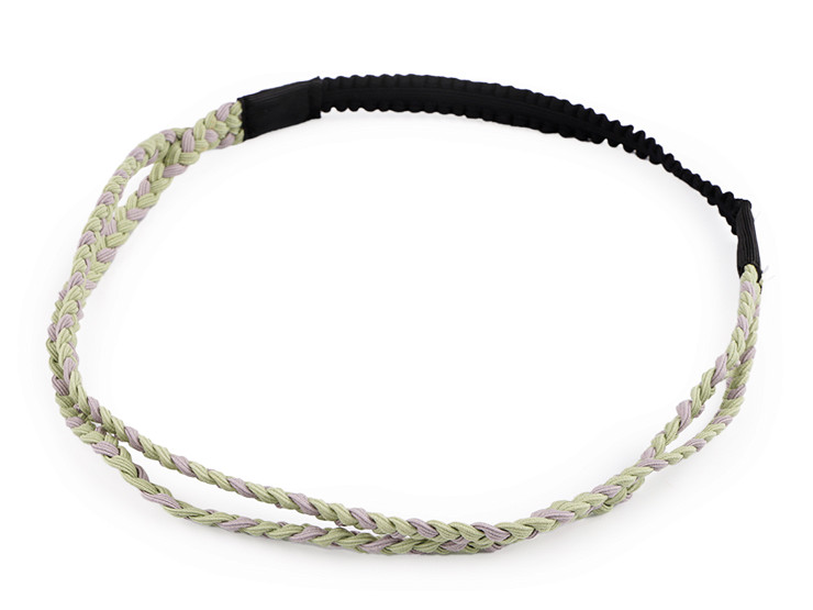 Elastic hairband, double row