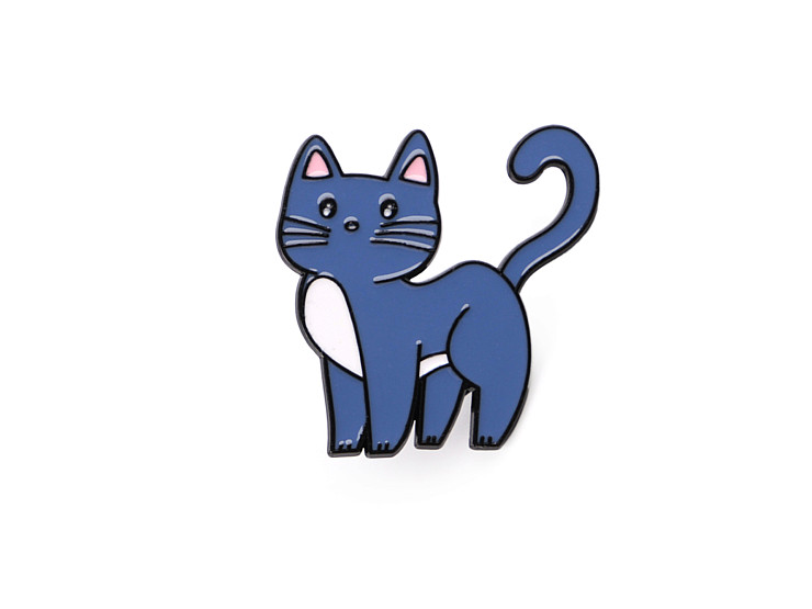 Spilla / Badge, motivo: gatto