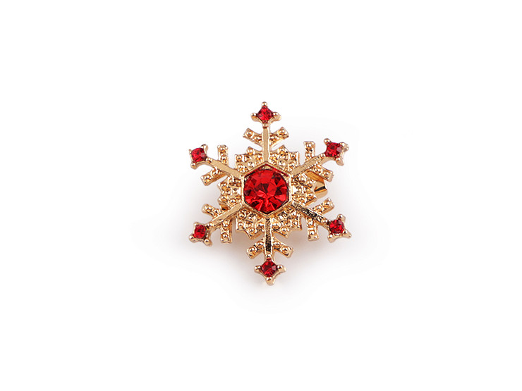 Broche Flocon de neige avec strass