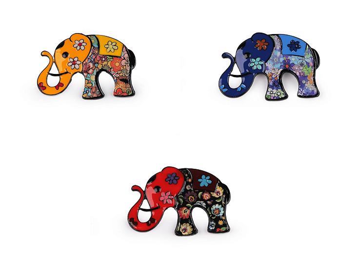 Brooch - Elephant 