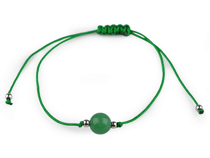 Ásványgyöngyös Shamballa karkötő