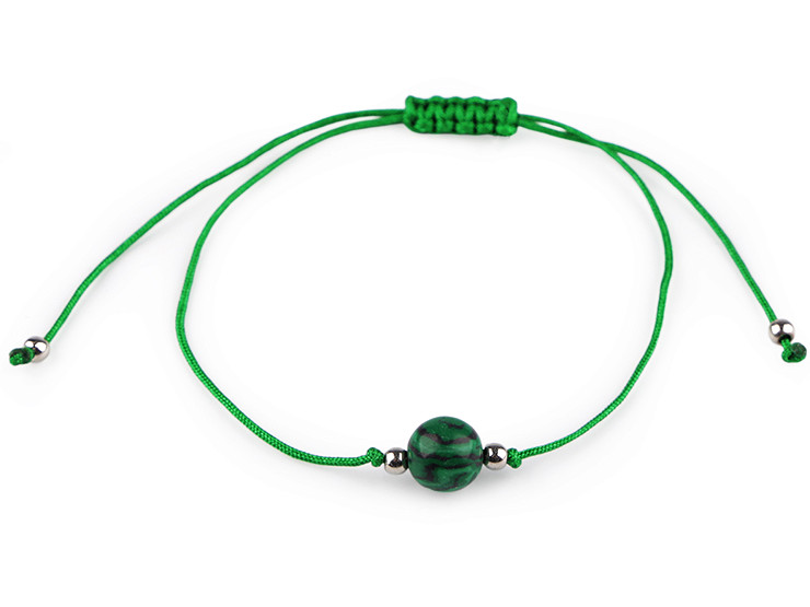 Shamballa-Armband mit Mineralperle