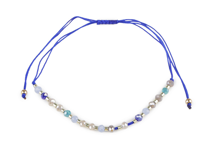 Náramok shamballa brúsené korálky s AB efektom