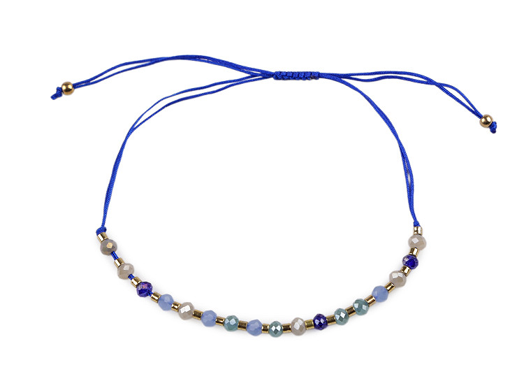 Bransoletka shamballa koraliki szlifowane z efektem AB 