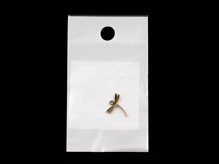 Anhänger aus Edelstahl Libelle, Spinne