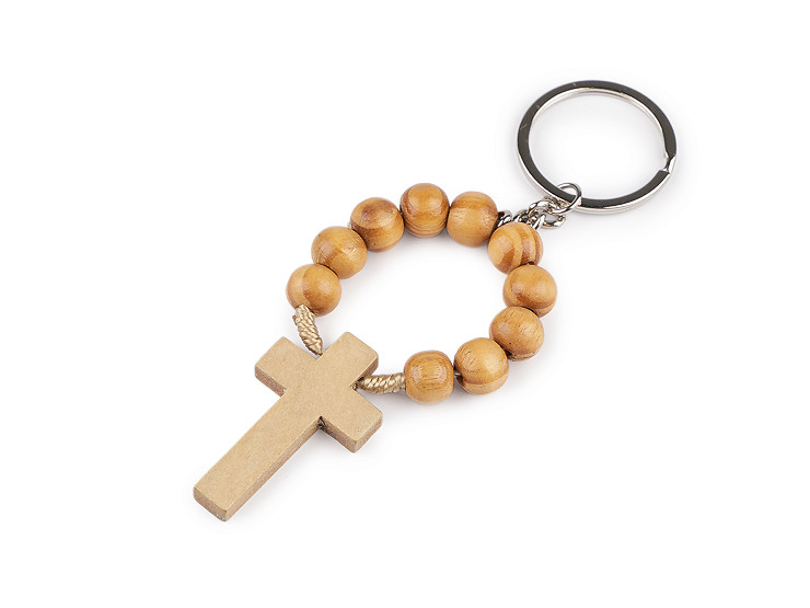 Prívesok na kľúče / kabelky desiatok drevený