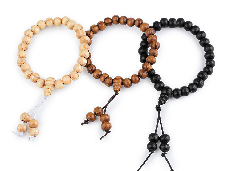 Drevený náramok Japa Mala