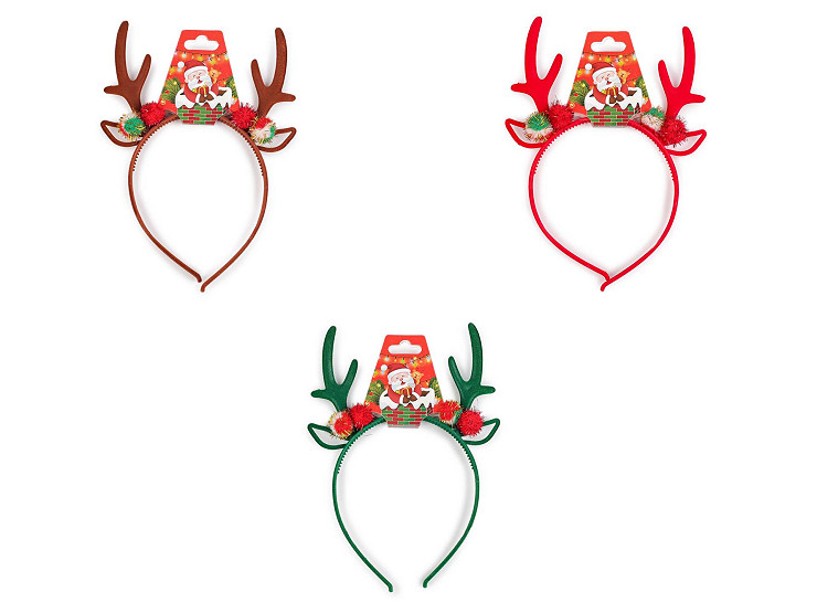 Čelenka do vlasov vianočná / párty