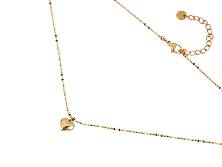 Náhrdelník z nerezovej ocele srdce