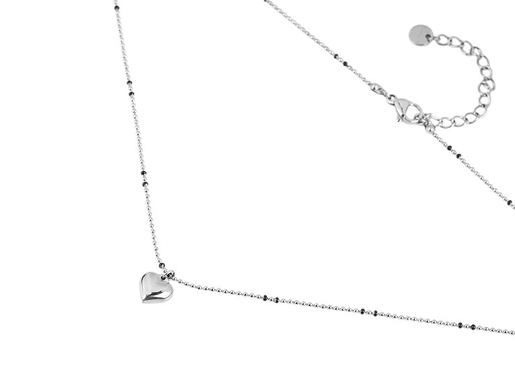 Náhrdelník z nerezovej ocele srdce