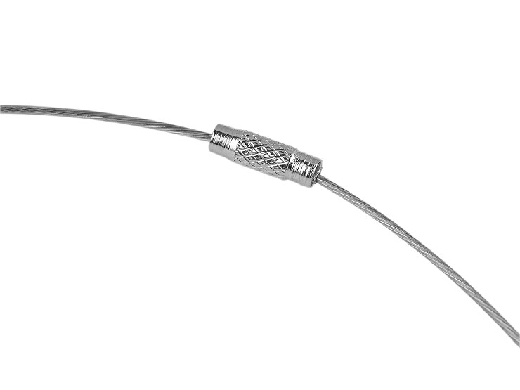 Seil mit Verschluss zur Herstellung von Halsketten