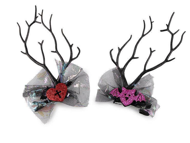 Párty sponky do vlasov Halloween / čarodejnica