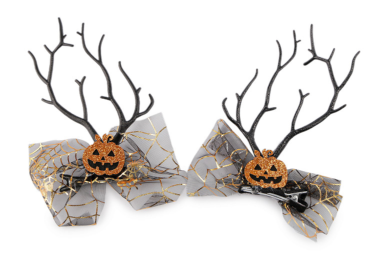 Párty sponky do vlasov Halloween / čarodejnica