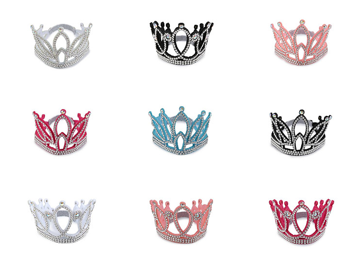 Dutt-Haargummi Krone