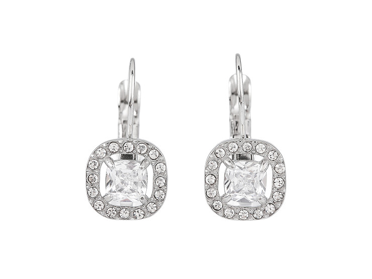 Boucles d’oreilles en acier inoxydable avec strass