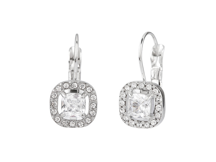 Náušnice z nerezové oceli s broušenými kamínky