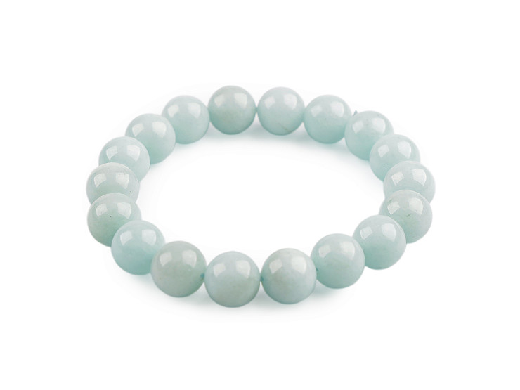 Náramok pružný zo sklenených korálikov