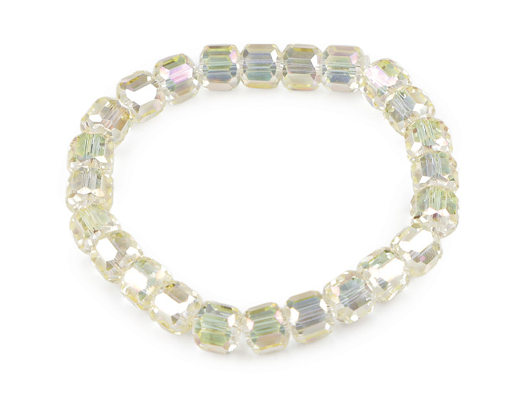 Brățară flexibilă din mărgele cu efect AB