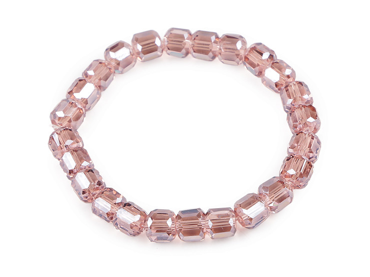 Brățară flexibilă din mărgele cu efect AB