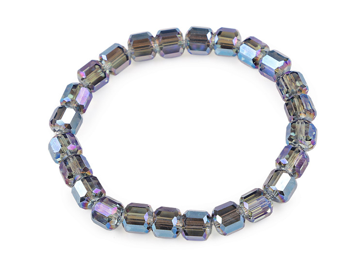 Brățară flexibilă din mărgele cu efect AB