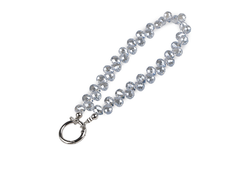 Prívesok na mobil zo sklenených korálikov