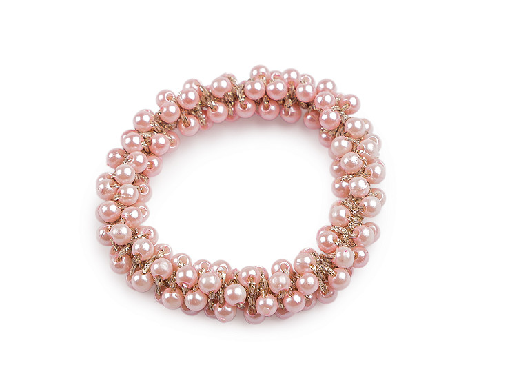 Perlová gumička do vlasov