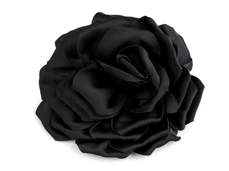 Brož saténová růže Ø17 cm