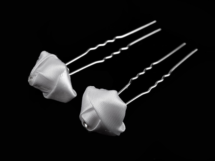 Vlásenka saténová růže Ø20 mm
