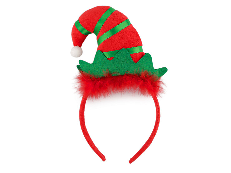 Čelenka do vlasů elf, vánoční / párty