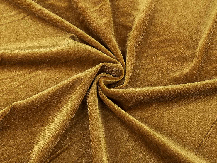 Tissu velours élastique