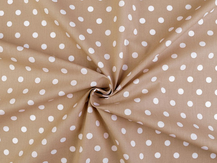 Cotton Fabric / Canvas Polka Dots