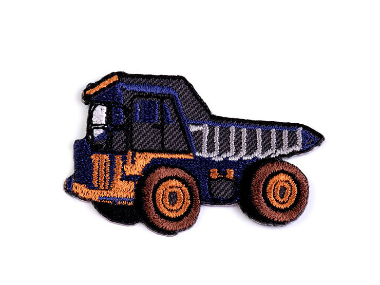 Parche termoadhesivo camión, tractor, excavadora, tren, mezclador