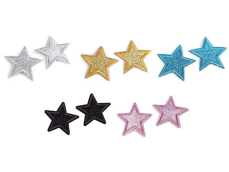 Patch thermocollant Étoile avec paillettes