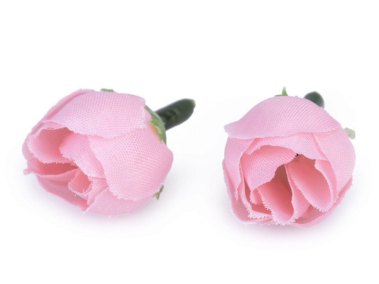 Fiore artificiale, motivo: rosa, dimensioni: Ø 2 cm