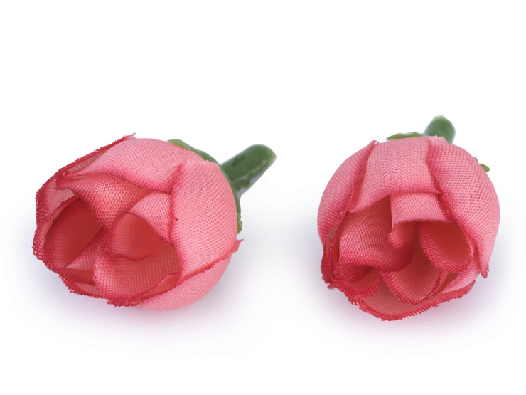 Fiore artificiale, motivo: rosa, dimensioni: Ø 2 cm